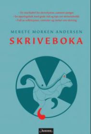 Liten skrivebok fra Aschehoug for språk og lingvistikk, med blanke sider for notater og studiebruk.