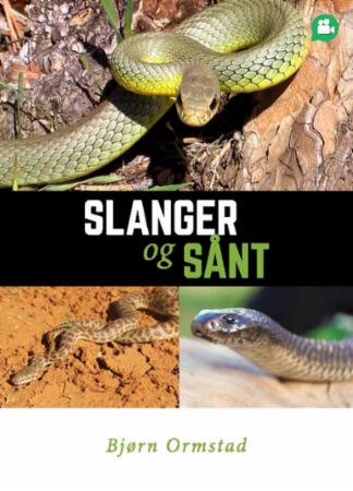 Bilde av innbundet bok "Slanger og sånt" om natur, friluftsliv og sport, utgitt av CF informasjon AS.