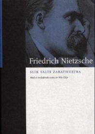 Bokomslag for "Slik talte Zarathustra" av Friedrich Nietzsche, filosofibok innbundet utgitt av De norske bokklubbene.