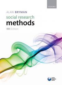 Bokomslag for "Social Research Methods (Pocket)" fra Oxford University Press med tittel og design på forsiden
