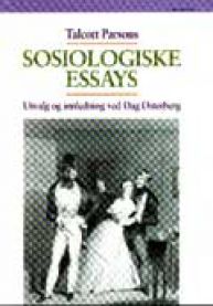 Bokomslag for "Sosiologiske essays" av Pax, en samling med sosiologiske essays i en enkel design.