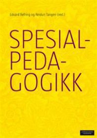 Bilde av boken Spesialpedagogikk fra Cappelen Damm, viser en pedagogikkbok med tittel og innsidebilder.