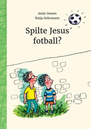 En åpen roman "Spilte Jesus fotball?" av IKO-Forlaget AS, med illustrasjon på forsiden, rettet mot unge lesere.