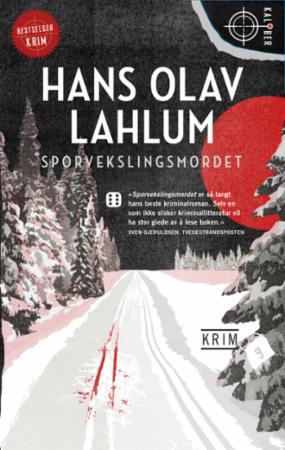 Bokomslag for "Sporvekslingsmordet," norsk skjønnlitteratur for voksne utgitt av Cappelen Damm AS, med bilde av bokens omslag
