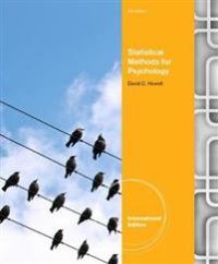 Bokomslag for "Statistical Methods for Psychology" av David Howell, pocketutgave, psykologibok fra Wadsworth Publishing.