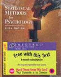 Statistical Methods for Psychology [With CDROM and Infotrac]