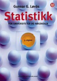 Statistikk for universiteter og høgskoler, matematikk og naturvitenskap, bok av Universitetsforlaget, åpen side med diagrammer og data.