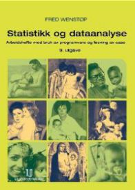 Statistikk og dataanalyse arbeidshefte med programvare og case-løsning, utgitt av Universitetsforlaget.