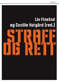 Bilde av en jusbok med tittelen "Straff og rett" fra Pax, viser en åpen bok med juridisk innhold og rettsrelaterte temaer.