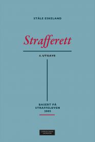 Bilde av Cappelen Damm Strafferett jus i en elegant flaske, klar til servering.