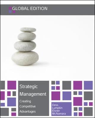 Bokomslag for "Strategic Management: Creating Competitive Advantages" av McGraw-Hill, ledelsesbok i lommeformat med tittel og design.