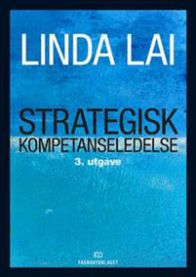 Bilde av boken "Strategisk kompetanseledelse" av Fagbokforlaget, fokus på ledelse og kompetansestyring.