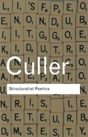 Bokomslag for "Structuralist Poetics" av Taylor & Francis, viser en bok om strukturalistisk litteraturteori og lingvistikk.