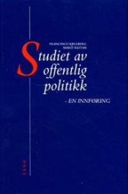 Bilde av boken "Studiet av offentlig politikk" fra Tano Aschehoug, med tittel og design på omslaget.
