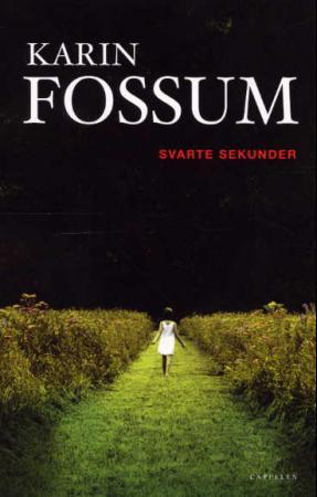 Svarte Sekunder roman av Cappelen Damm AS, innbundet bok med svart omslag og tittel på forsiden.