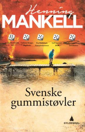 Svenske gummistøvler fra Gyldendal Norsk Forlag AS, vises på bilde, med fokus på støvlene og deres detaljer.