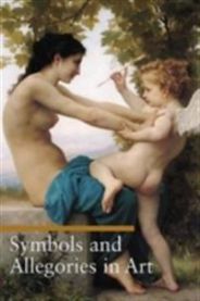 Pocket bok om symboler og allegorier i kunst, illustrert med eksempler på symbolske bilder og kunstneriske tolkninger.
