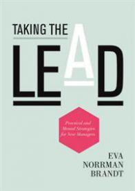 Bokomslag for "Taking the Lead" ledelsesbok av Sanoma Utbildning, fokus på lederskap og ledelsesstrategier.