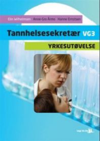Tannhelsesekretær VG3 fra Vett og viten, VGS, illustrasjon av en student som arbeider med tannhelseutstyr.