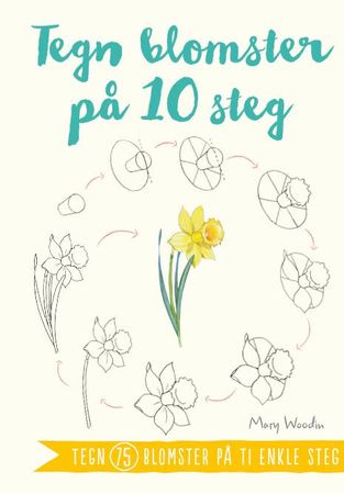 Tegn blomster på 10 steg