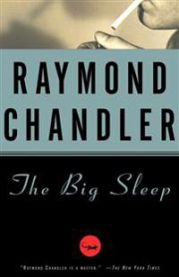 Bokomtale av "The Big Sleep" av Bokia.no, en spennende pocketbok i svart innbinding med tittel på forsiden