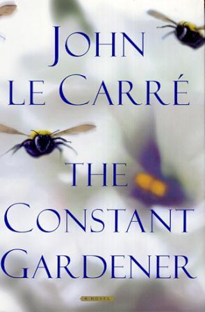 Bokomslag for "The Constant Gardener" innbundet, en lærebok for høyere utdanning utgitt av Vigmostad & Bjørke AS.