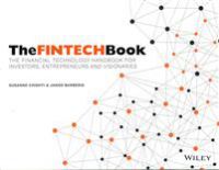 Bok om finans og finteknologi, utgitt av John Wiley & Sons, vist med omslag for The FINTECH Book (Pocket) for investorer og entreprenører