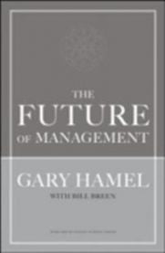 Bokomslag for "The Future of Management" av Harvard Business School, innbundet med tittel og design.