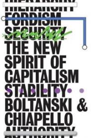 Bokomslag for "The New Spirit of Capitalism" filosofi-bok fra Bokia, pocketutgave med tittel og design på forsiden
