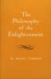 Bokomslag for "The Philosophy of the Enlightenment" pocketutgave, utgitt av Princeton University Press, med tittel og historisk design.