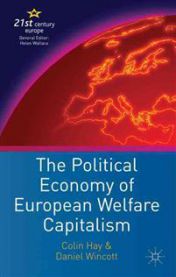 Bokomslag for "The Political Economy of European Welfare Capitalism" av Palgrave Macmillan, politisk litteratur i pocketutgave.