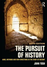 Bokia.no historie bok "The Pursuit of History" med fokus på metoder og nye retninger i historieforskning, illustrasjon av forsiden