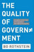 The Quality of Government: Corruption, Social Trust, and Inequality in Intern…