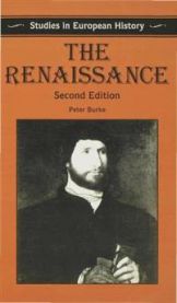 Historie-bok om renessansen fra Bokia.no, vist med åpen bok og illustrasjoner på forsiden.