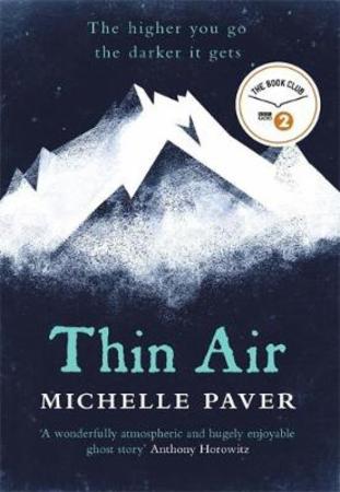 Bokomslag for "Thin Air" av SD Books, en spenningsroman i pocketutgave, med mørk bakgrunn og tittel i hvitt.