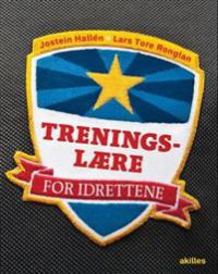 Bokomslag for Treningslære for idrettene av Akilles, pocketutgave, med trenings- og idrettsrelatert design.