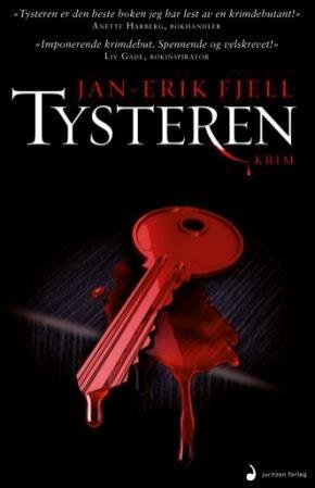 Norsk skjønnlitteratur for voksne, Tysteren Pocket av Bonnier norsk forlag AS, bok med svart og hvitt omslag og tittel.