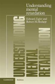 Bokomslag for "Understanding Mental Retardation" fra Cambridge University Press, som viser tittelen og en illustrasjon.
