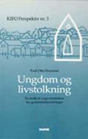 Bilde av boken "Ungdom og livstolkning" fra Tapir akademisk forlag, viser en åpen bok med ungdomstema og livstolkning i pedagogikk.