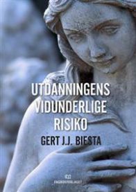 Bokomslag for "Utdanningens vidunderlige risiko" innen pedagogikk, utgitt av Fagbokforlaget, med fargerikt design og tittel.