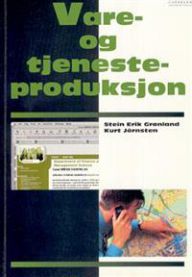 Illustrasjon av vare- og tjenesteproduksjon innen markedsføring, med Cappelen-logo og grafiske elementer som viser prosess og strategi