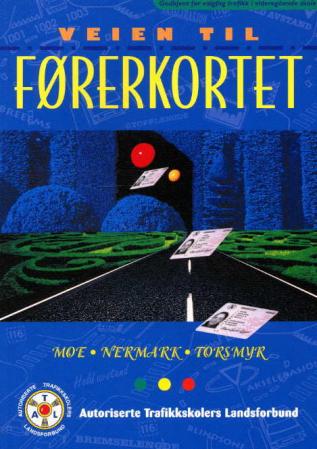 Bilde av "Veien til førerkortet" klasse B førerkortbok fra Autoriserte trafikkskolers landsforbund.