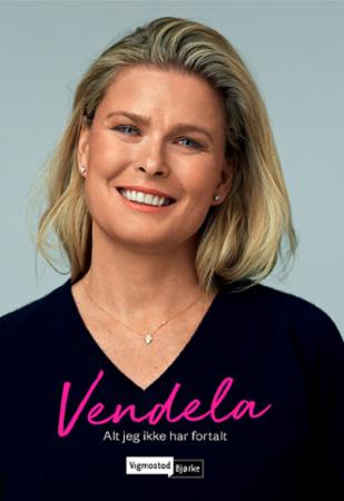 Vendela innbundet memoarbok med forfatterens navn og omslagsdesign, fokus på bokens tittel og estetikk.