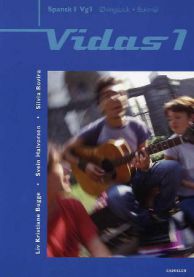Øvingsbok for Vidas 1 fra Cappelen, VGS, med øvelser og oppgaver for videregående skole i norsk.