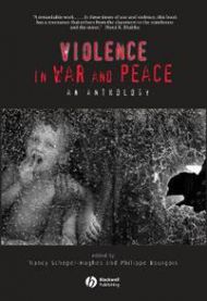 Pocketbok om vold i krig og fred, sosialantropologi, med tittelen "Violence in War and Peace" av John Wiley & Sons.