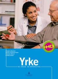 Bildet viser yrkesfaglig program for helse og oppvekstfag på videregående skole, utgitt av Gyldendal.